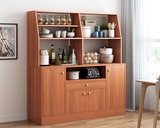 实木餐边柜,北欧橡木厨房储物柜,现代简约橱柜,超薄家用酒柜
