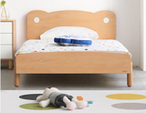 北歐兒童床1.2米，橡木單人床，實木小床，木蠟油環保兒童家具