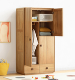 實木兒童衣柜，家用小衣櫥，現代簡約臥室環保家具
