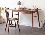 纯实木书桌，橡木写字桌，北欧电脑桌，简约小户型桌子，书房家具
