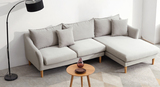 全實木沙發，橡木現代簡約木沙發，客廳家具，北歐布藝沙發組合